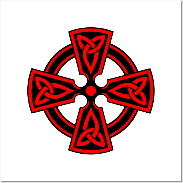 Celtic Cross Wall Art by ToiletQueen